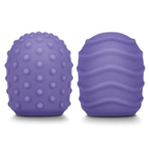 Le Wand Petite Silicone Texture Covers Violet Body Wands